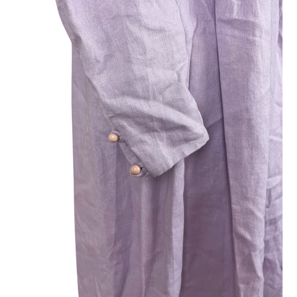 Lisa Says Gah Lilac Maddie Midi Dress Cottagecore Prairie Victorian Size Small - Picture 8 of 10
